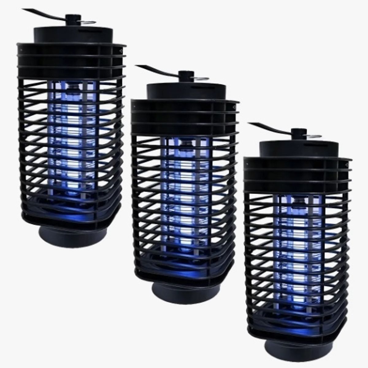GENERICO - 3x Lampara Uv Mata Mosquitos