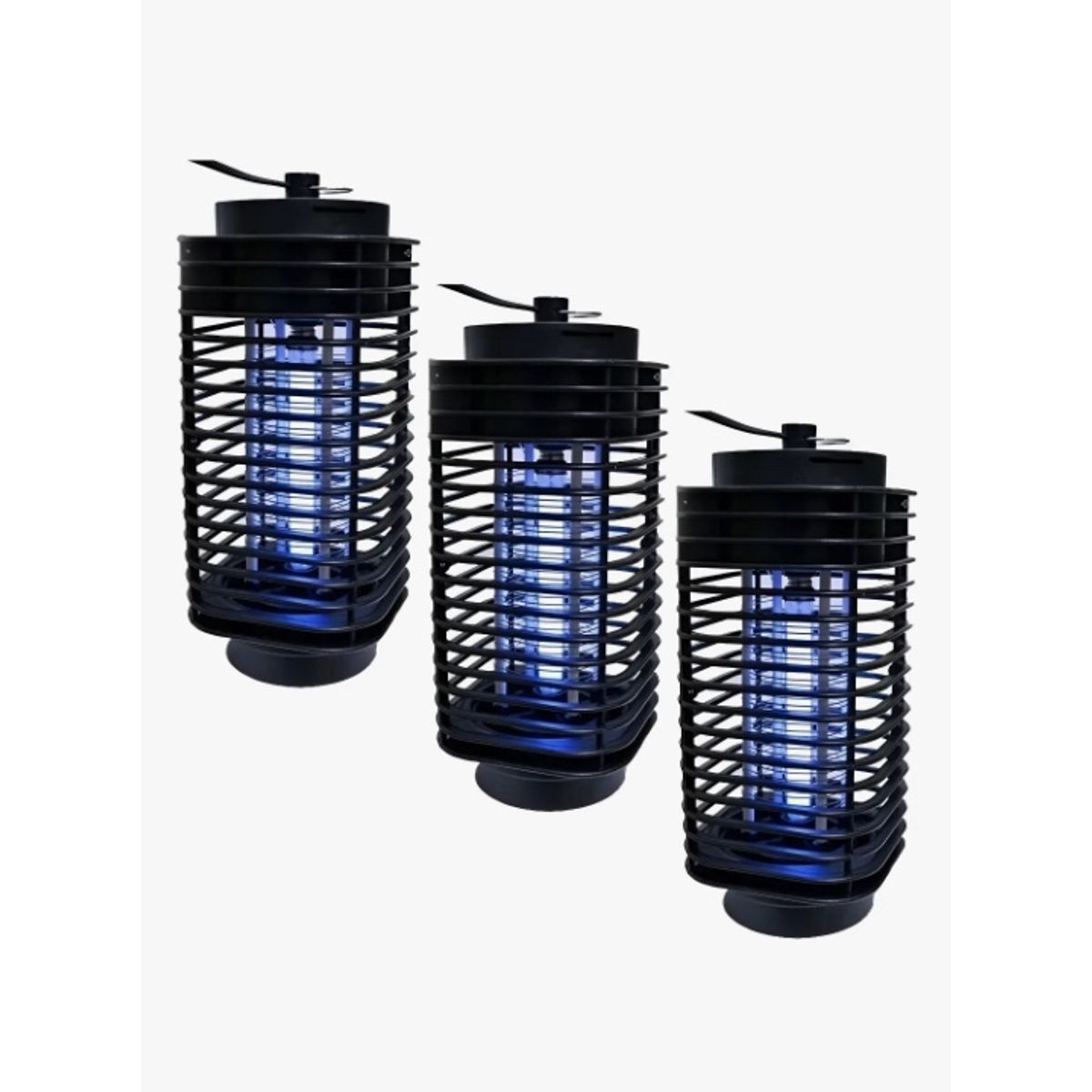 GENERICO - 3x Lampara Uv Mata Mosquitos
