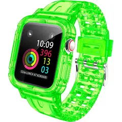 GENERICO - Correa Completa De Silicona Para Smartwatch Iwatch 384041mm- VERDE