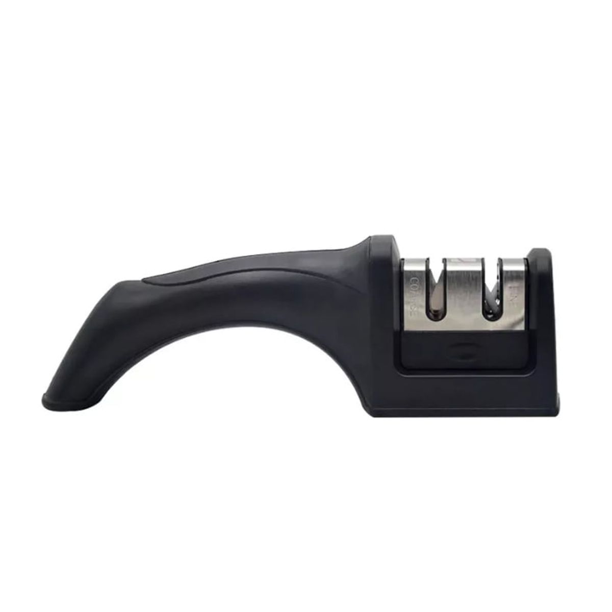 GENERICO - Afilador Cuchillo Tijera Cocina 2 Ranuras Acero Y Cerámica