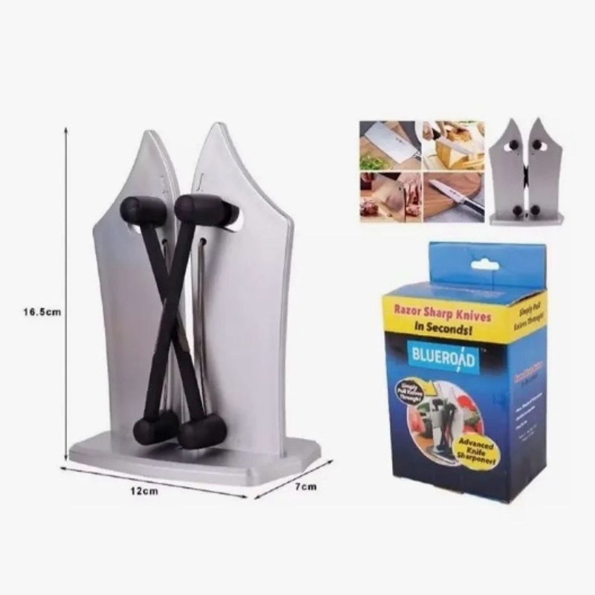 Afilador De Cuchillos Con Angulo Ajustable Smiths Pull-thru, marca GENERICO - Foto Principal