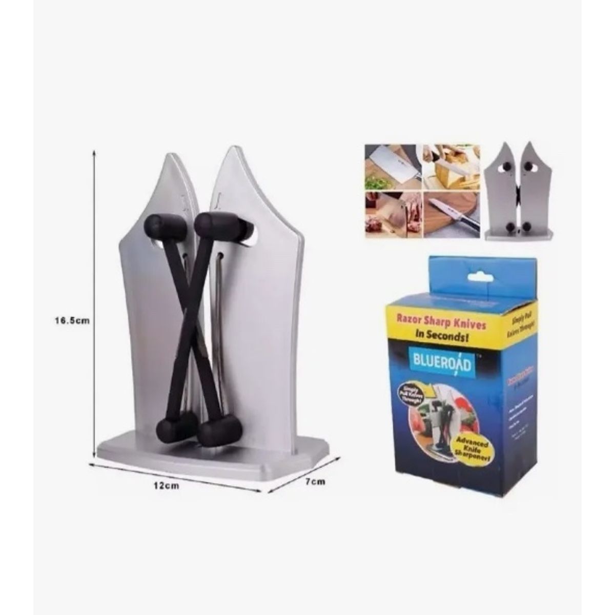 Afilador De Cuchillos Con Angulo Ajustable Smiths Pull-thru, marca GENERICO - Foto Principal
