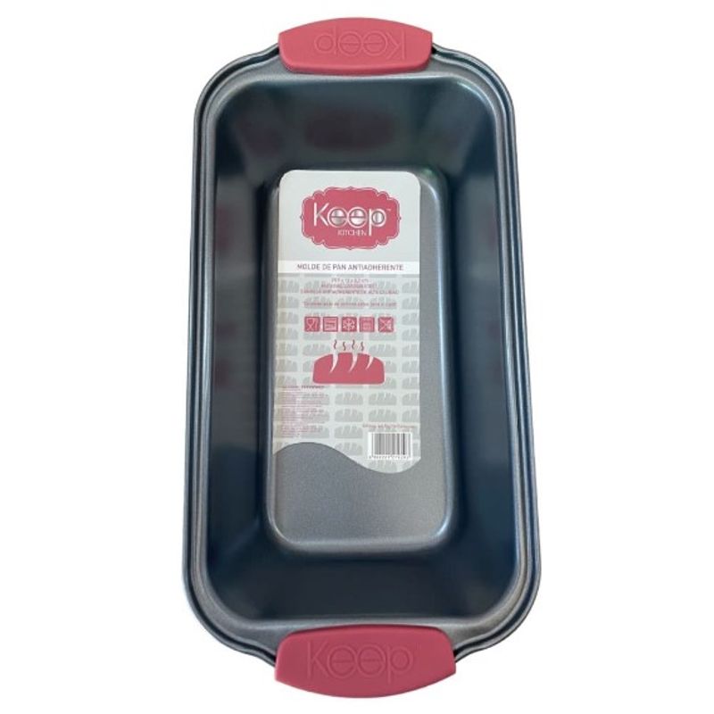 GENERICO - MOLDE DE PAN ANTIADTE CHICO 29,5*15*6,2 0,4 CM