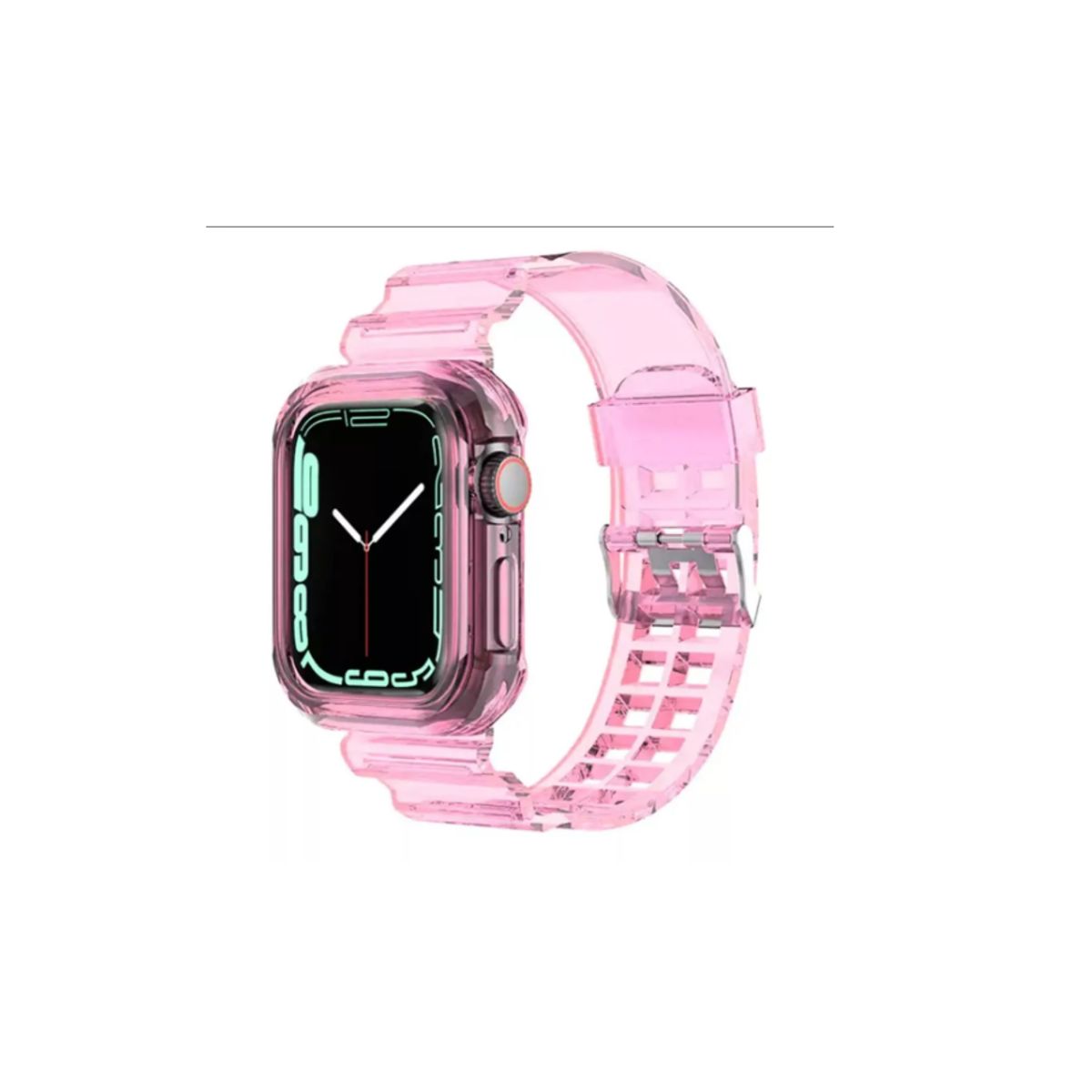 GENERICO - Correa Completa De Silicona Para Smartwatch Iwatch 384041mm-ROSA