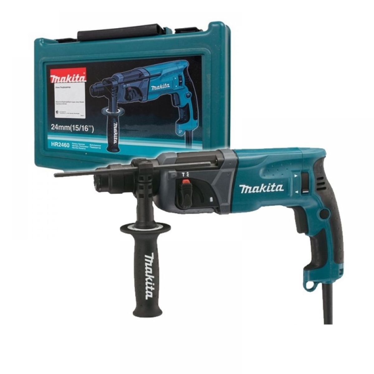 MAKITA - MARTILLO ROTATIVO 24 MM., SDSPLUS (HR2460)