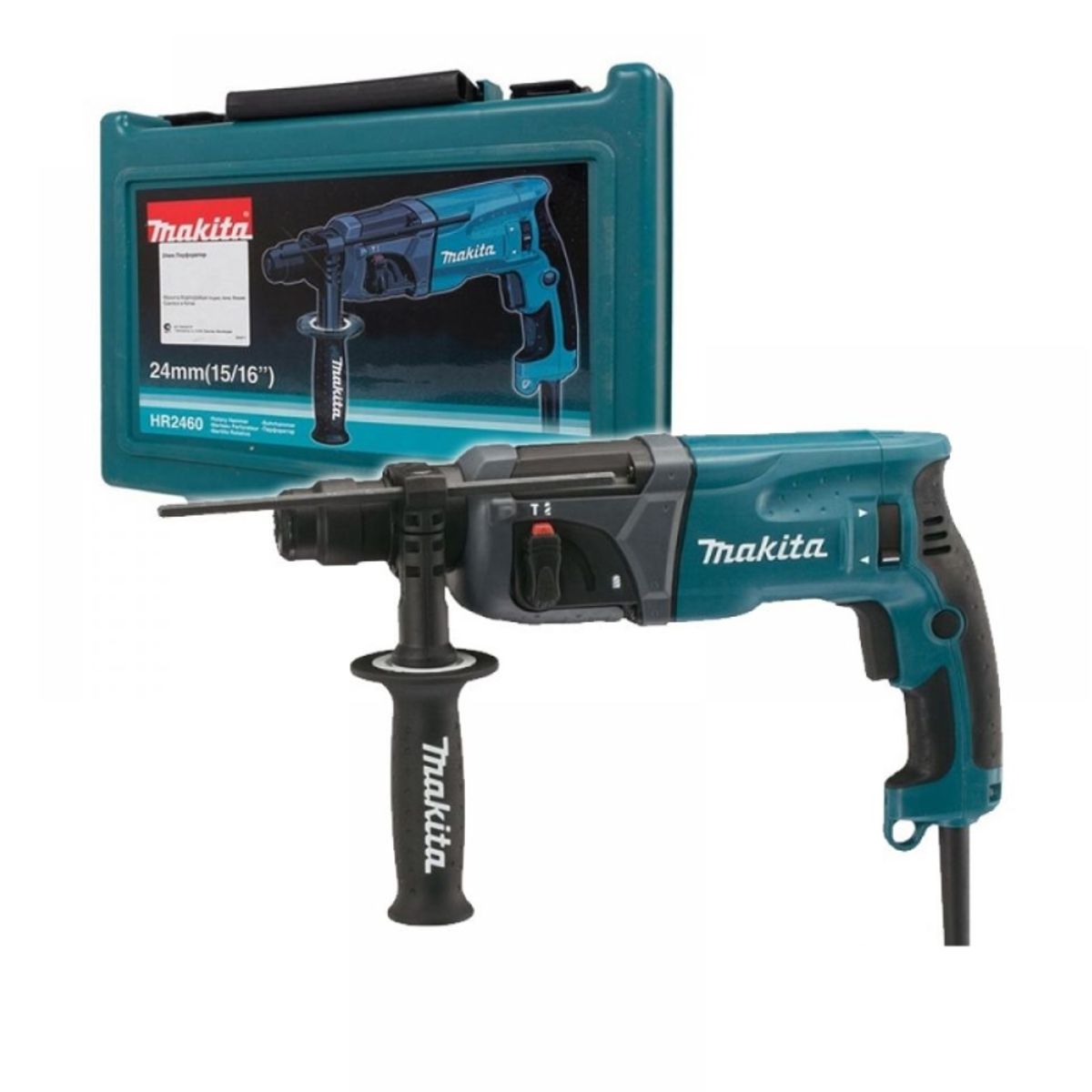 MAKITA - MARTILLO ROTATIVO 24 MM., SDSPLUS (HR2460)