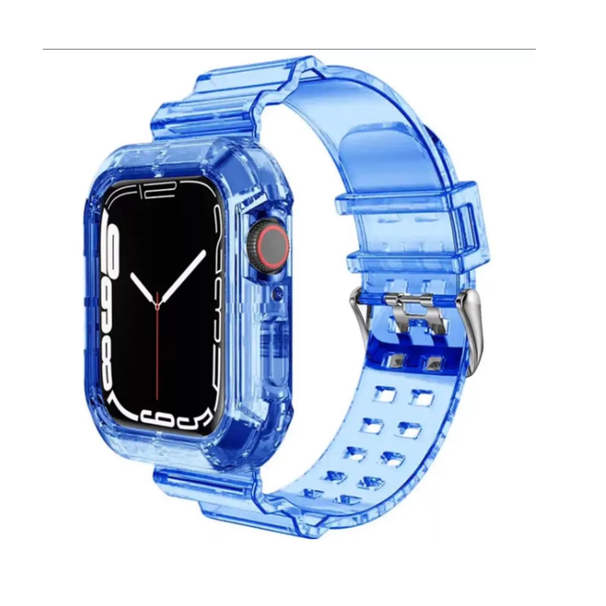 GENERICO - Correa Completa De Silicona Para Smartwatch Iwatch 384041mm-AZUL