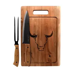 GENERICO - Set Tabla Cuchillo Tenedor Prm Wayu