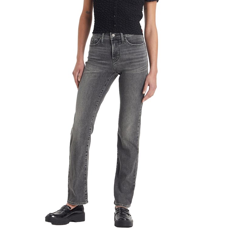 LEVIS - Jeans Mujer 314 Shaping Straight Gris Levis
