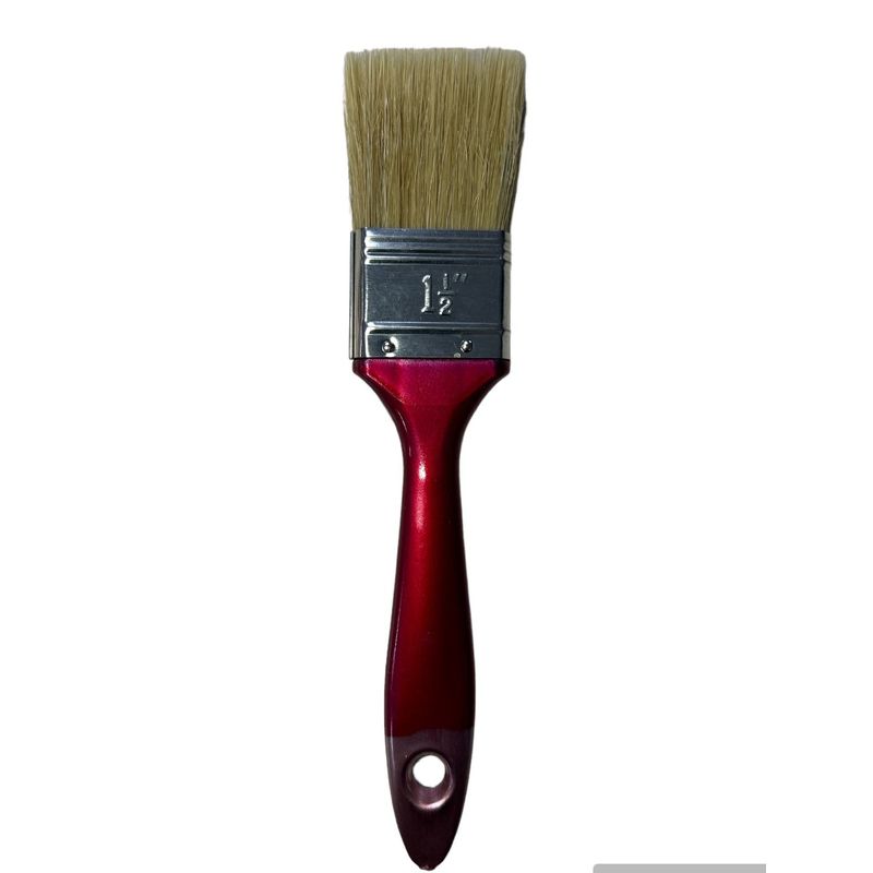 GENERICO - Brocha pelo amarillo con mango plástico 1 1/2″ 38mm