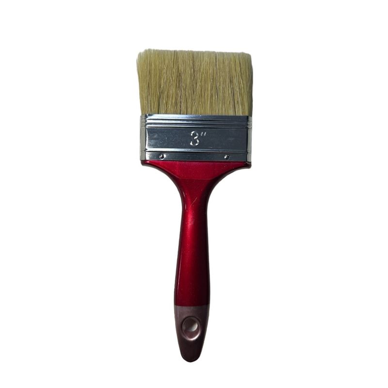 GENERICO - Brocha pelo amarillo con mango plástico 3″ 75mm