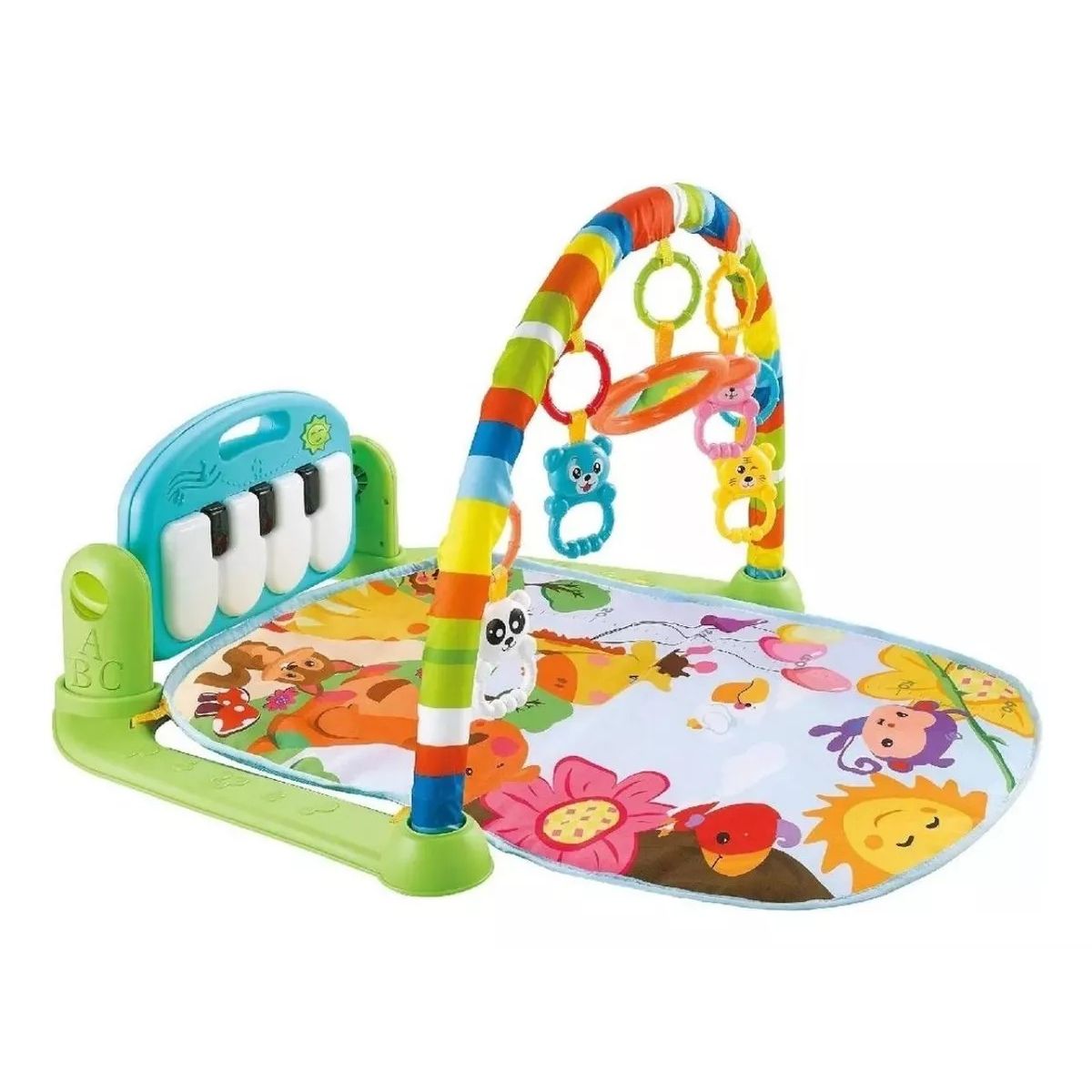 MUNDO MAGIA - Alfombra Gimnasio Musical Con Piano Para Bebe