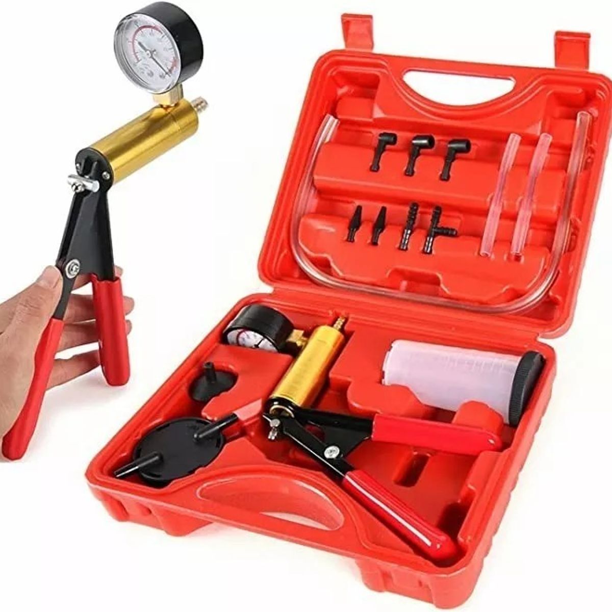 MUNDO MAGIA - Set Bomba Purgador Sangrador De Frenos Prueba De Vacío