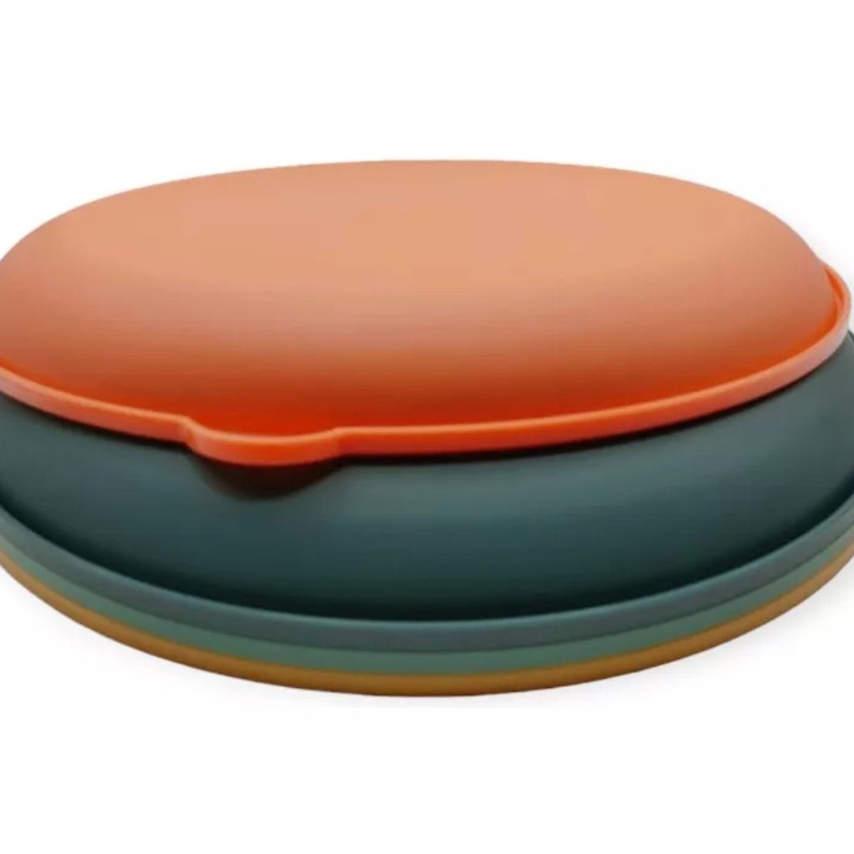 GENERICO - 12 Platos Plásticos Bajo Reutilizable Colores Surtidos