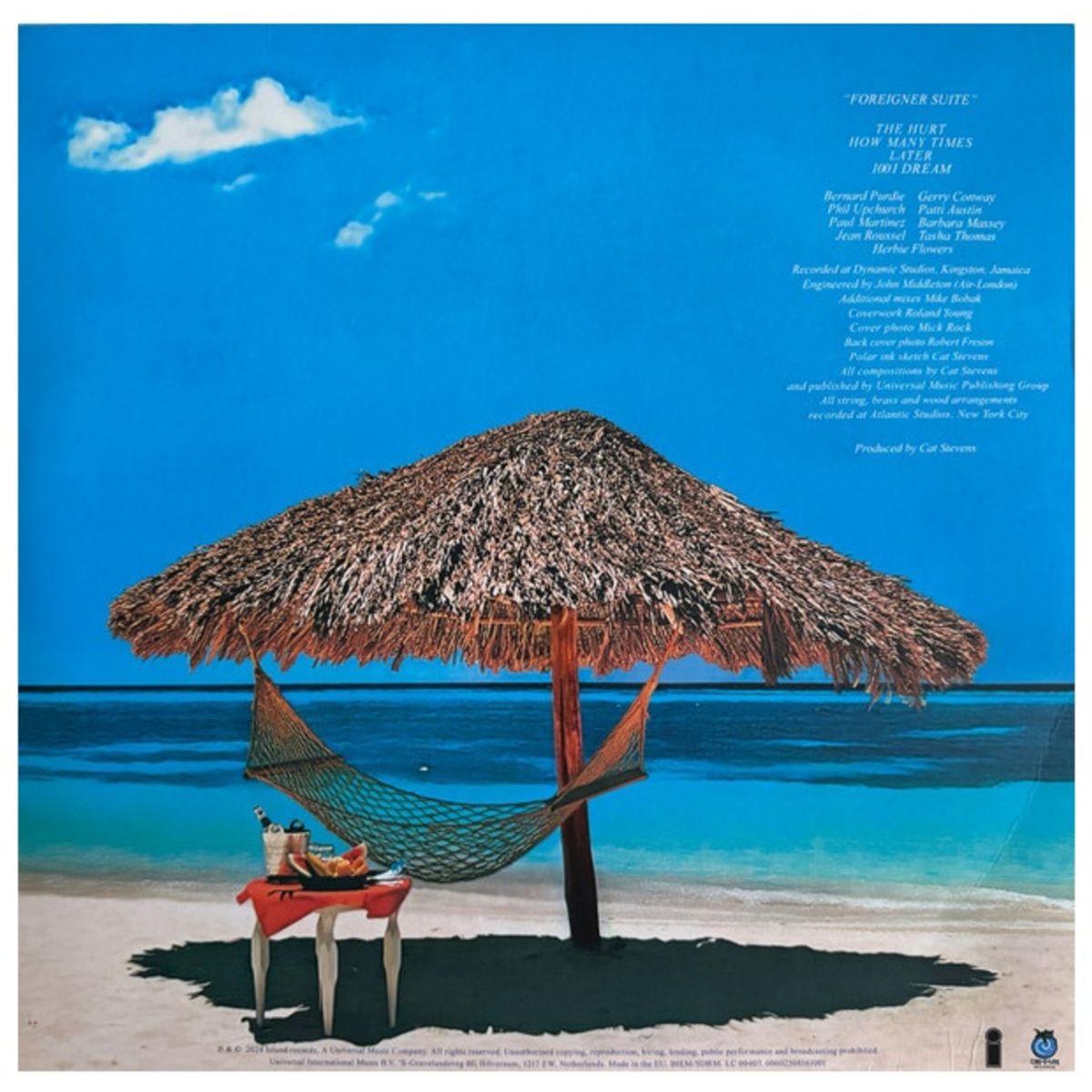 HITWAY MUSIC - CAT STEVENS - FOREIGNER COLOUR COVER VERSION-VINILO HITWAY