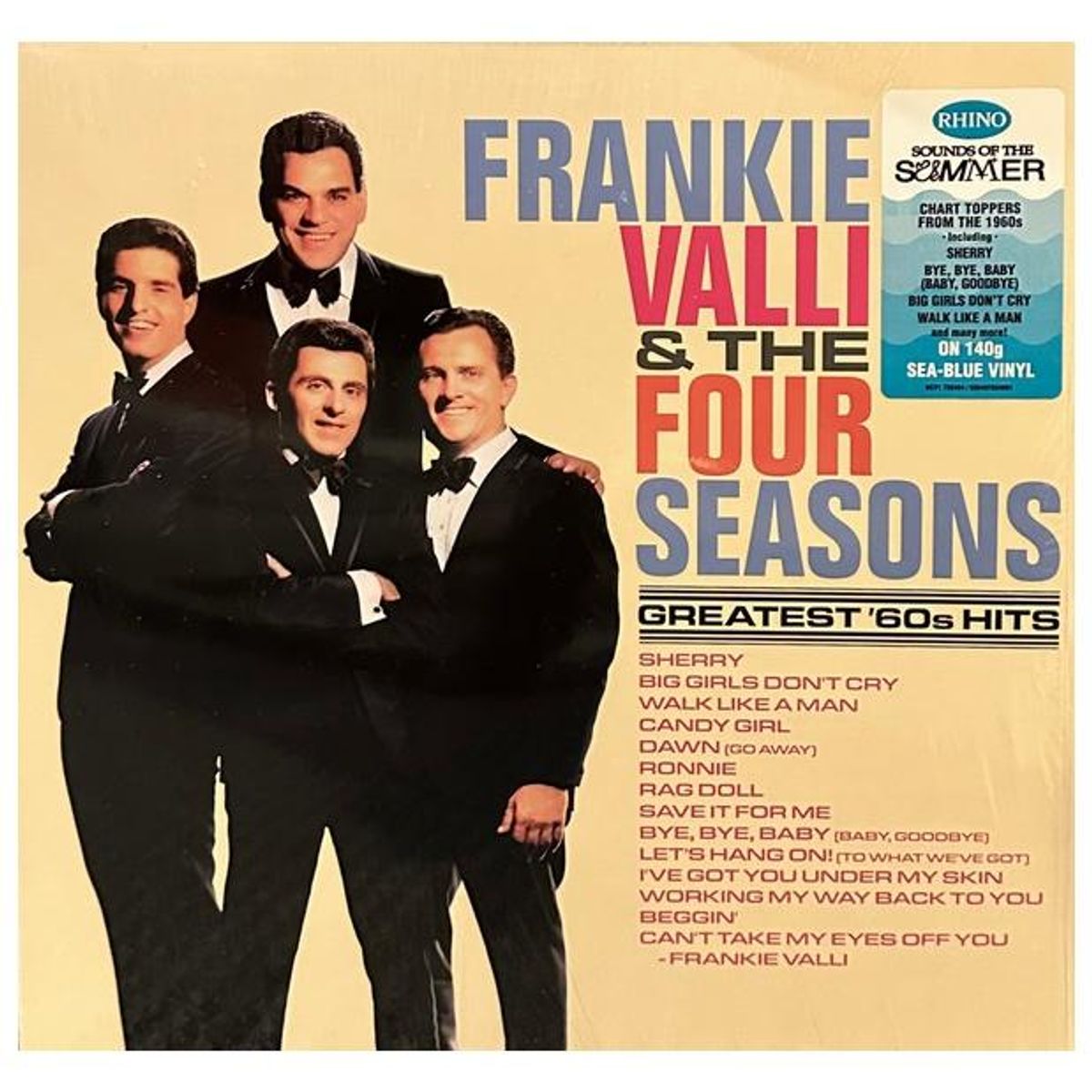 HITWAY MUSIC - FRANKIE VALLI & 4 SEASONS-GREATEST 60'S HITS (BLUE)-VINILO