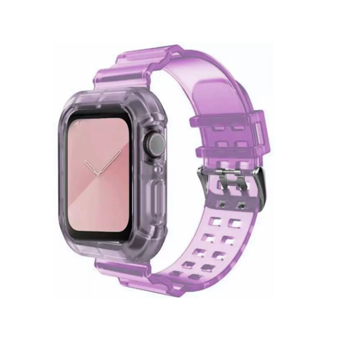 GENERICO - Correa Completa Transparente De Silicona Para Apple Iwatch 384041mm