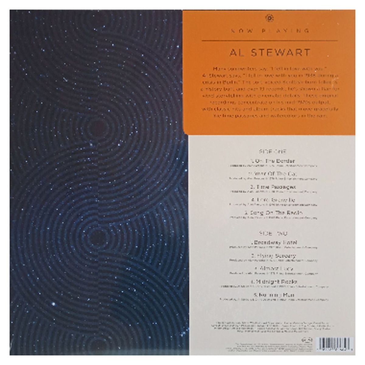 HITWAY MUSIC - AL STEWART-NOW PLAYING SEA BLUE VINYL-VINILO HITWAY MUSIC