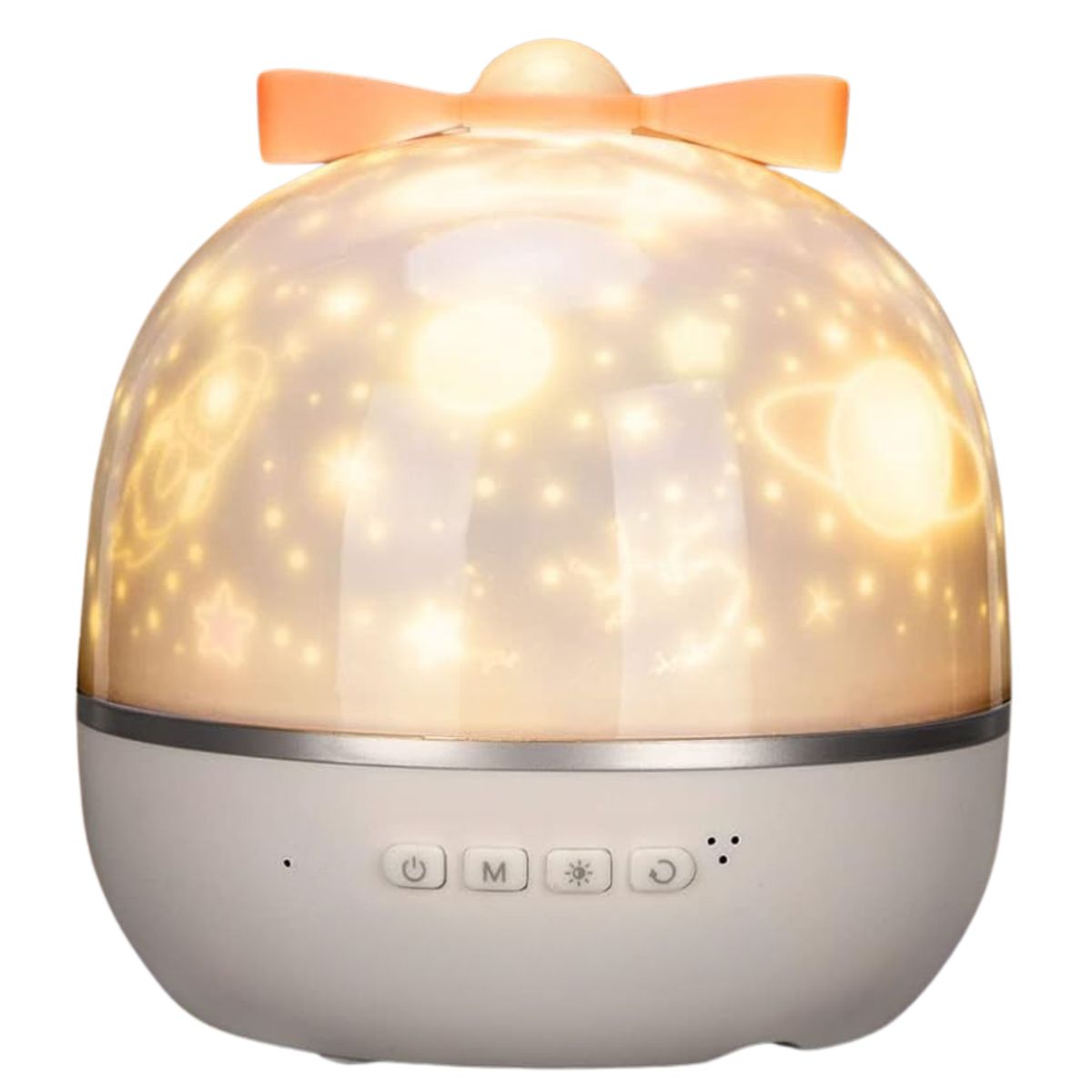 GENERICO - Lámpara Proyector Velador De 6 Motivos Recargable Giratorio