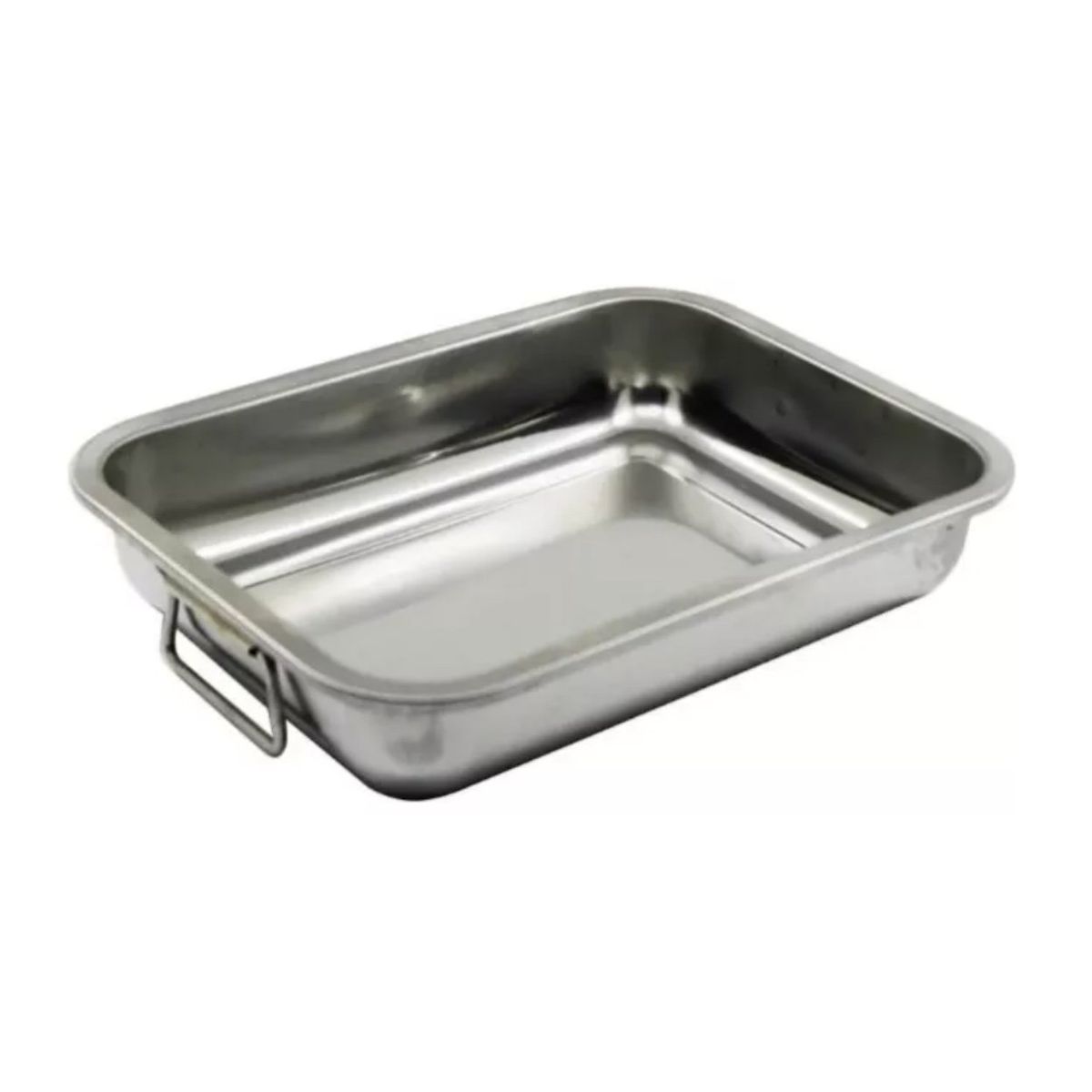 GENERICO - Bandeja Asadera Budinera Acero Inoxidable Profunda 60x40