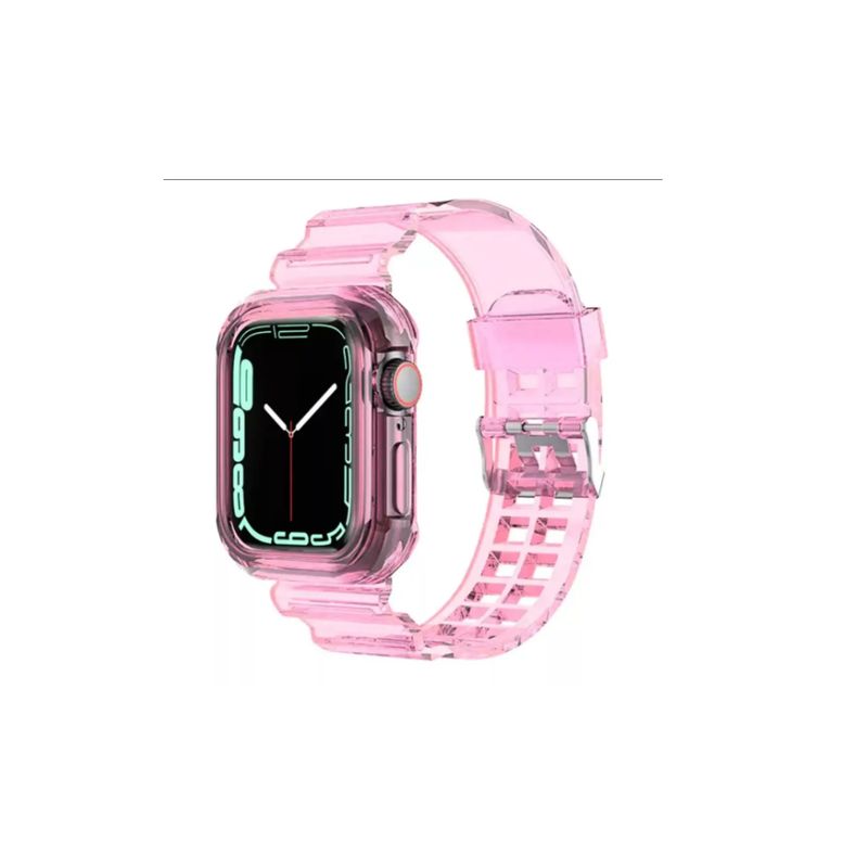 GENERICO - Correa Completa Transparente De Silicona Para Apple Iwatch-424445