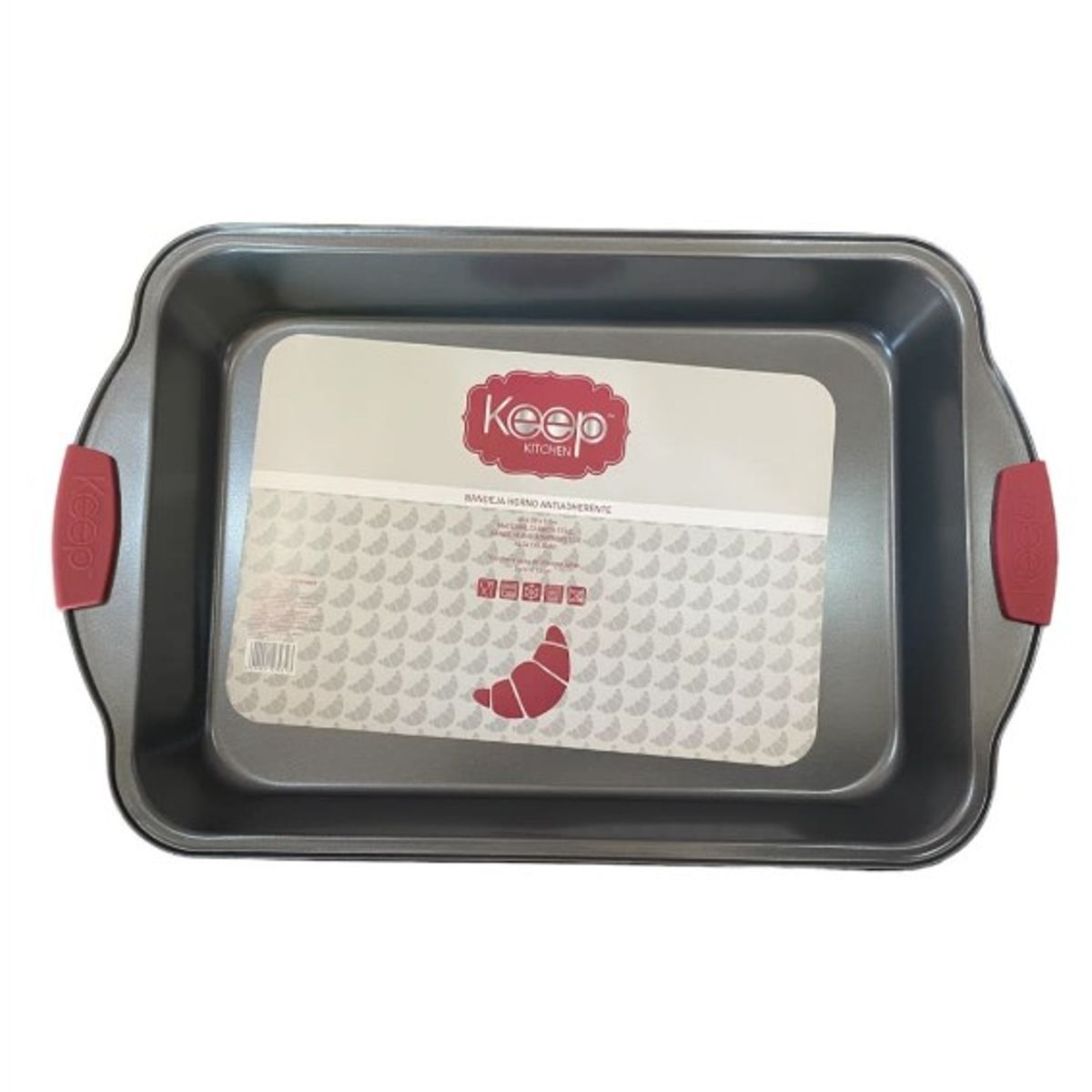 GENERICO - BANDEJA HORNO ANTIADTE GRANDE 45*29*5 0,4 CM