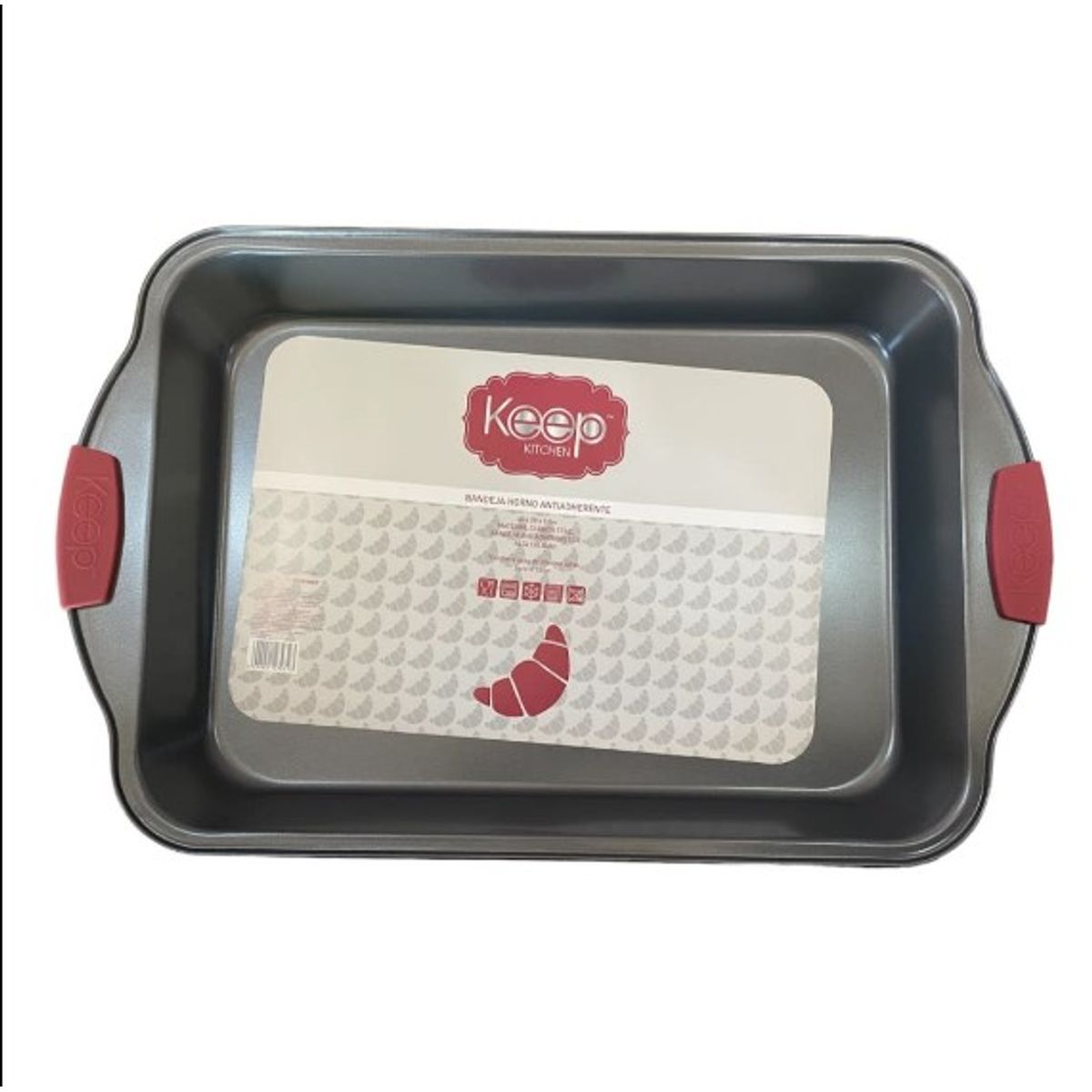 GENERICO - BANDEJA HORNO ANTIADTE GRANDE 45*29*5 0,4 CM