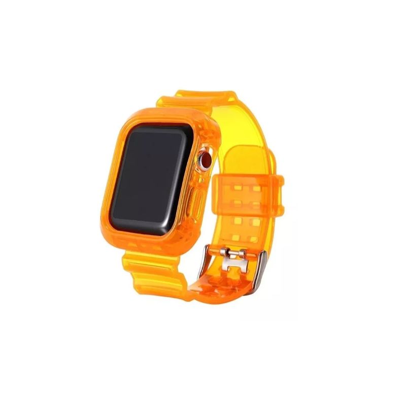 GENERICO - Correa Completa Transparente De Silicona Para Apple Iwatch-424445