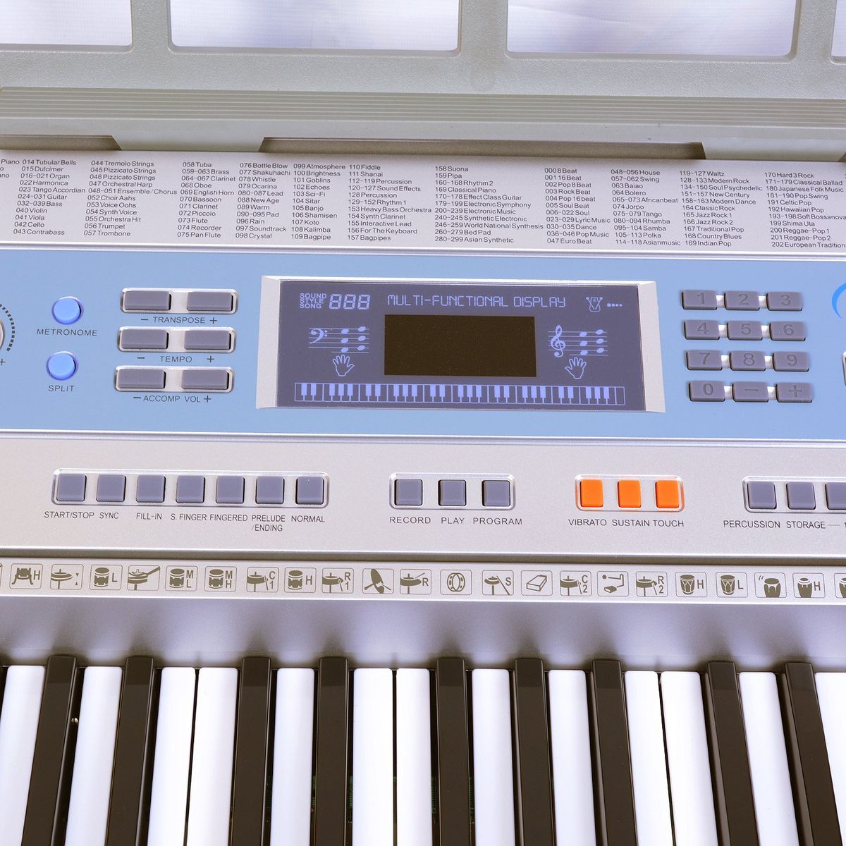 SCORPION - TECLADO ELECTRICO 61 TECLAS 5 OCTAVAS MOD.XDA-155V SCORPION