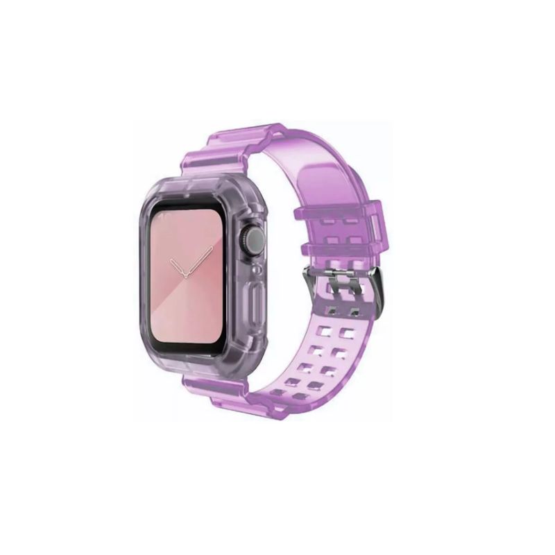 GENERICO - Correa Completa Transparente De Silicona Para Apple Iwatch-424445