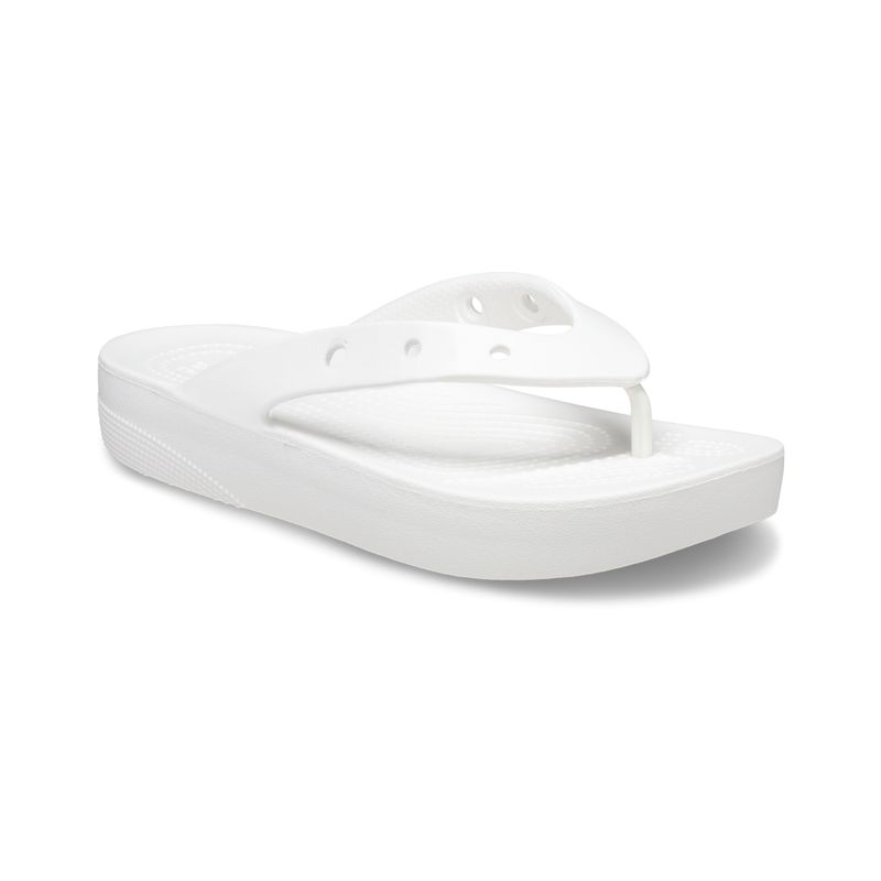 CROCS - Sandalia Crocs Classic Platform Flip Flop Mujer White
