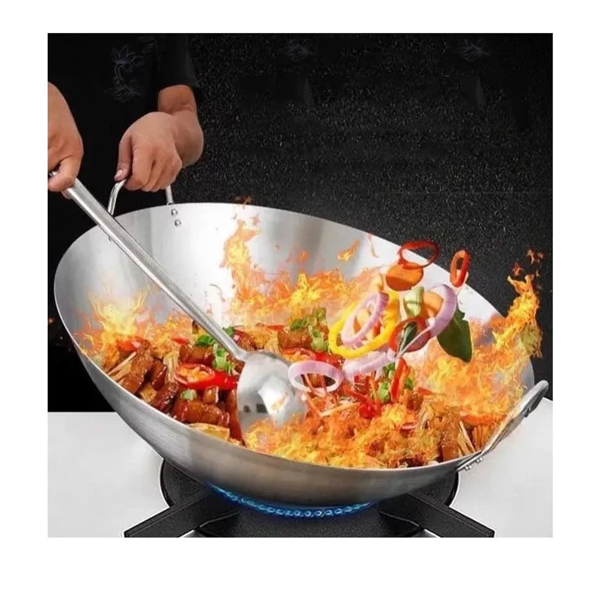 GENERICO - Disco Wok 45cm Acero Inoxidable