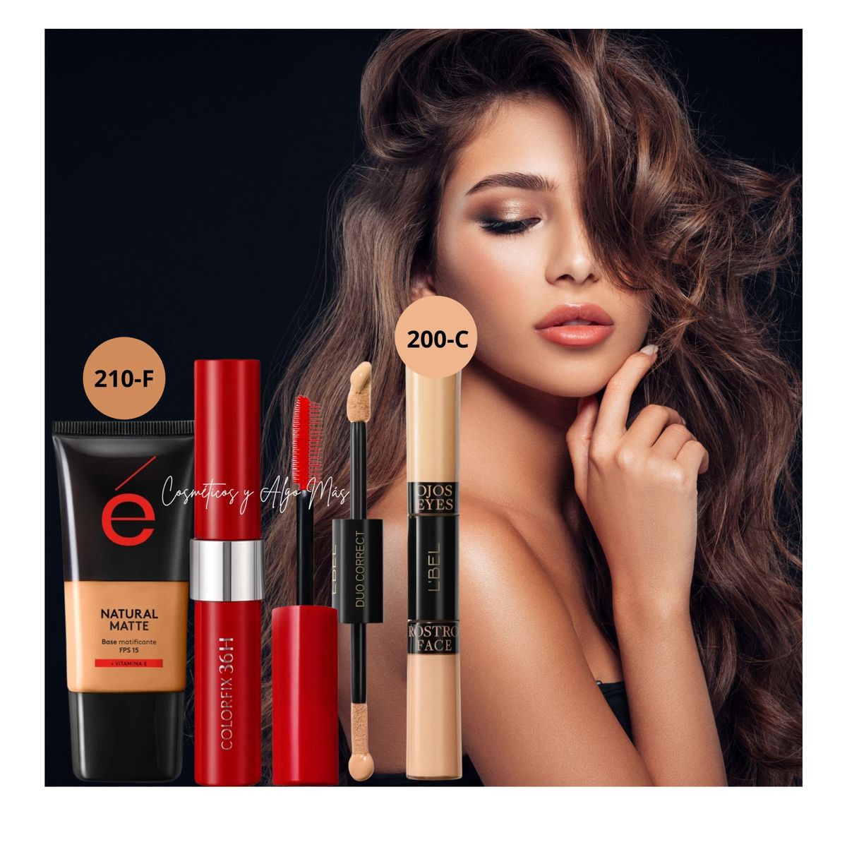 DECATALOGO - Set de base corrector y mascara de pestañas esika