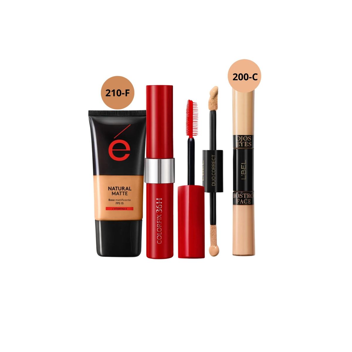 DECATALOGO - Set de base corrector y mascara de pestañas esika