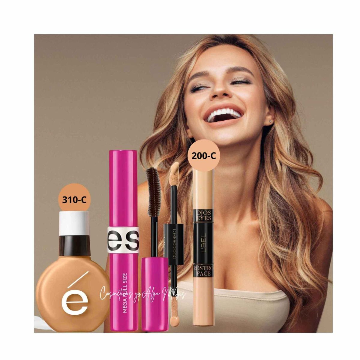 DECATALOGO - Set de base corrector y mascara de pestañas esika