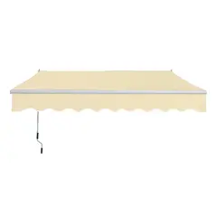 VINCENZI - Toldo con brazo retractil Terrazas 4x25 Mts Beige