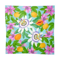 LA OTRA ROMI - Pañuelo Mujer Passifloras 70x70 Cm