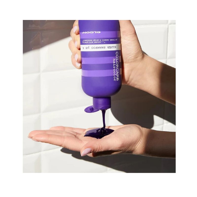 ELGON - Shampoo Silver Morado Matizador Elgon 1 Litro