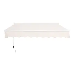 VINCENZI - Toldo con brazo retractil Terrazas 3x25 Mts Blanco