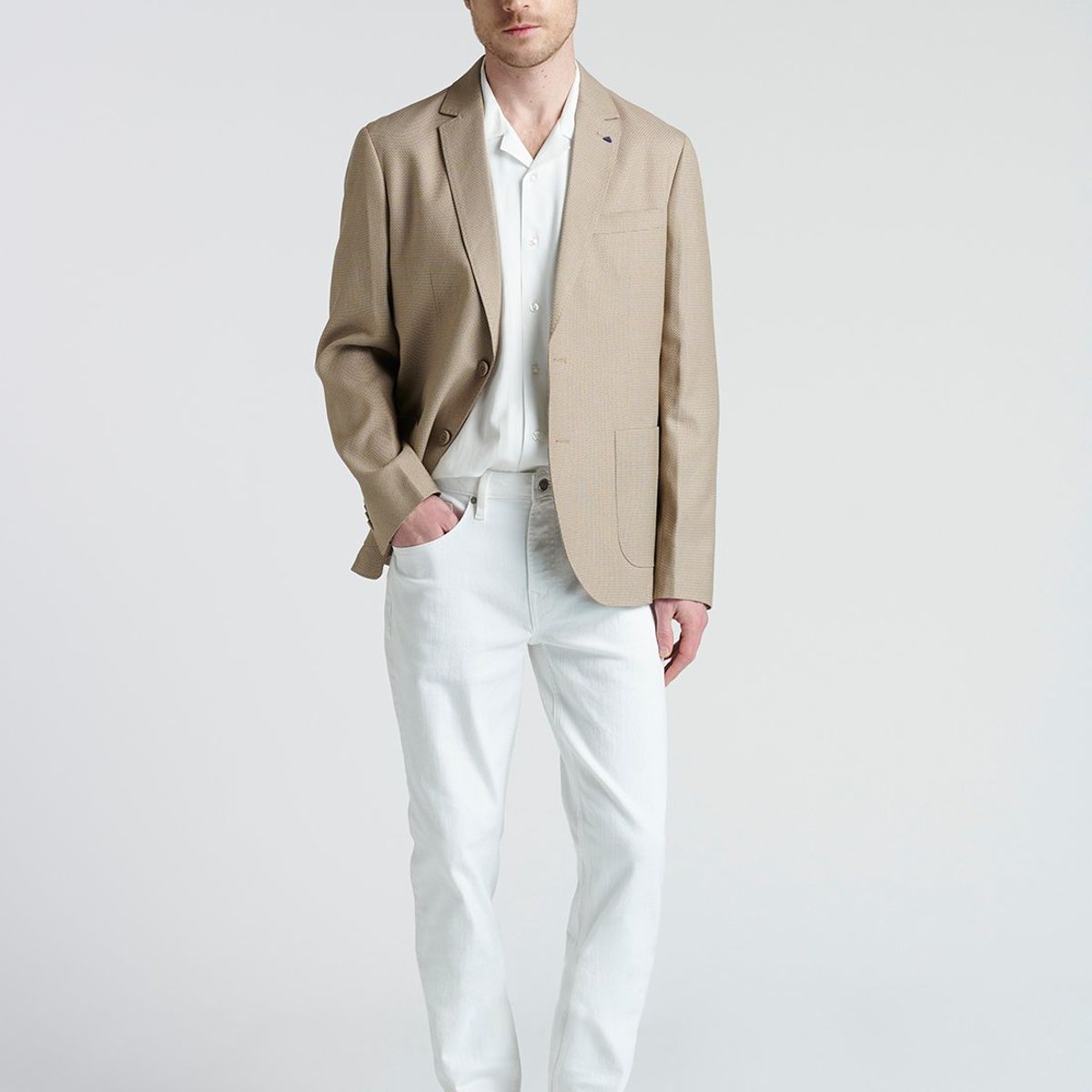 NEW MAN - Blazer Catania Beige New Man