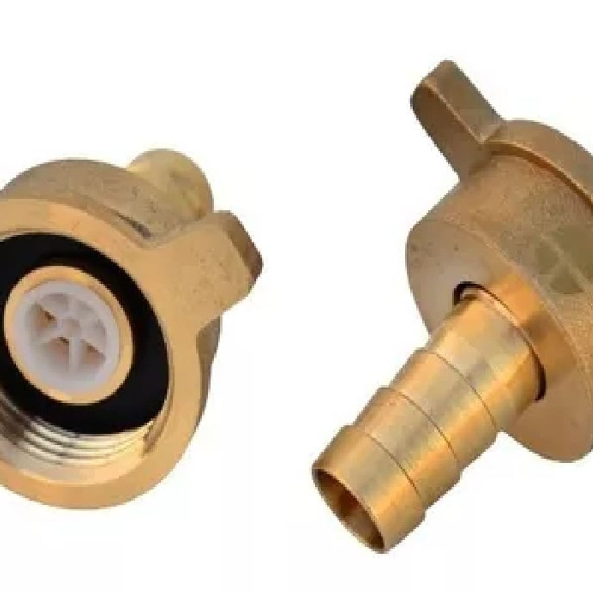 TAUMM - Union Conector Llave Manguera De Bronce  1/2 Para Llave 34
