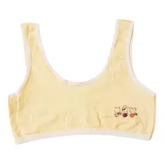 MPROPIA - Pack 2 Sosten Juvenil Niñas Lolas Algodón Suave GATITO 478