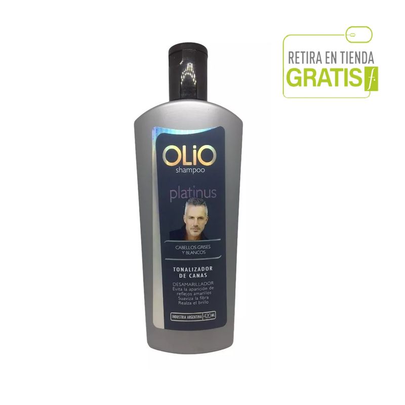 OLIO - OLIO Shampoo Matizante Platinus Cabellos Blancos