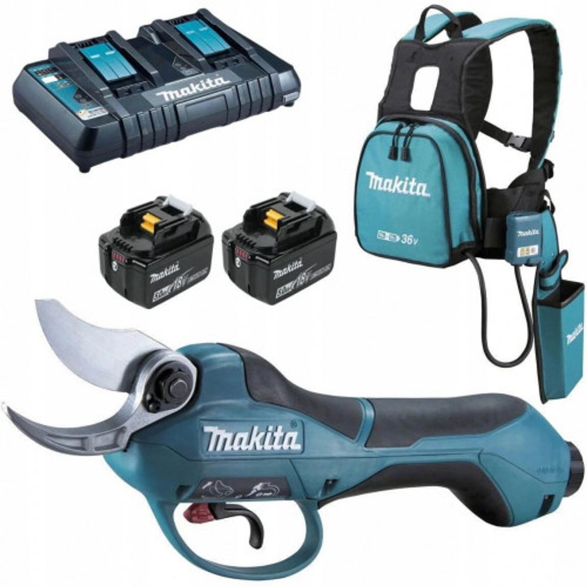 MAKITA - Tijera Podadora Inalámbrica Makita DUP362PT2
