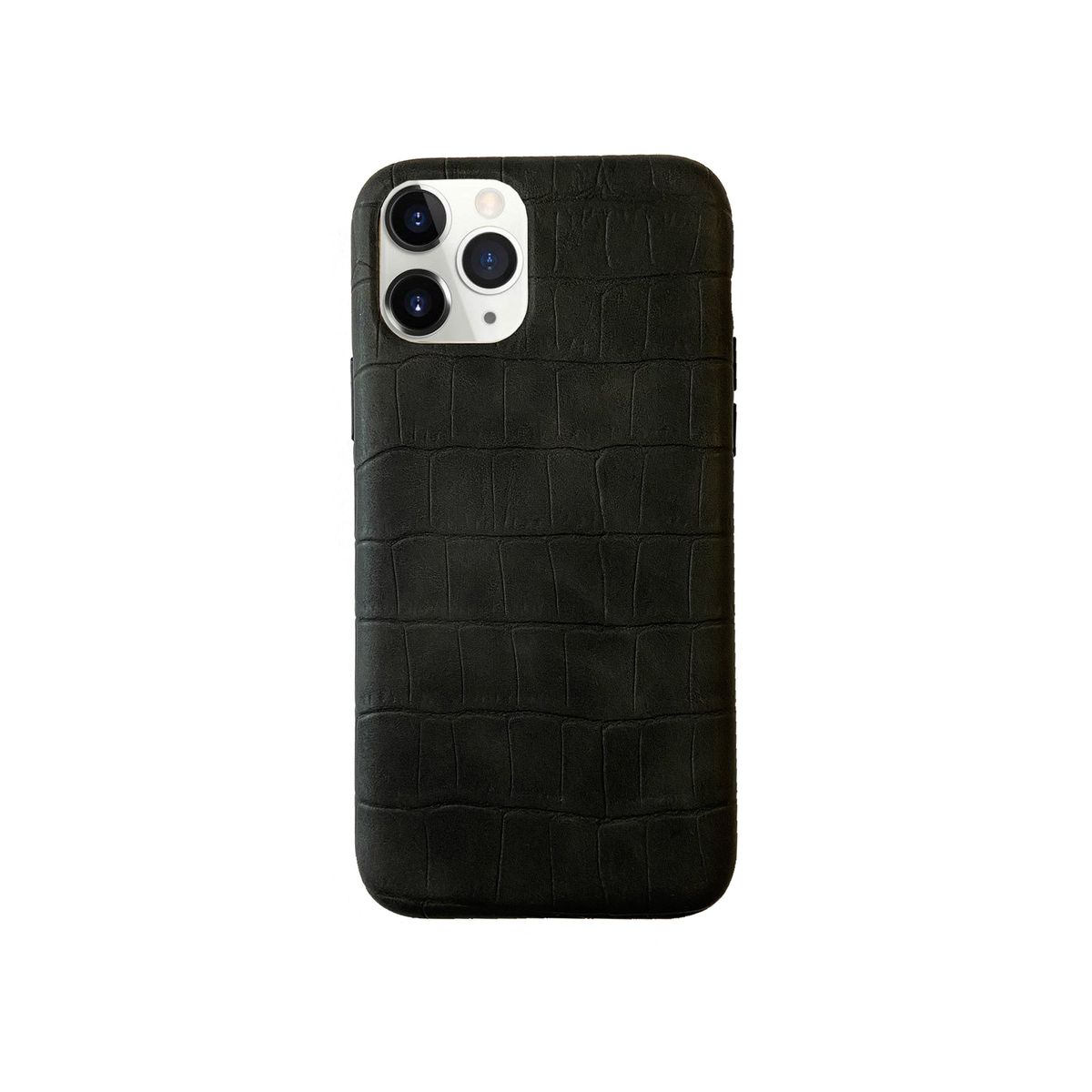CELLBOX - Carcasa de Cuero para iPhone 11 Pro Max - Negro
