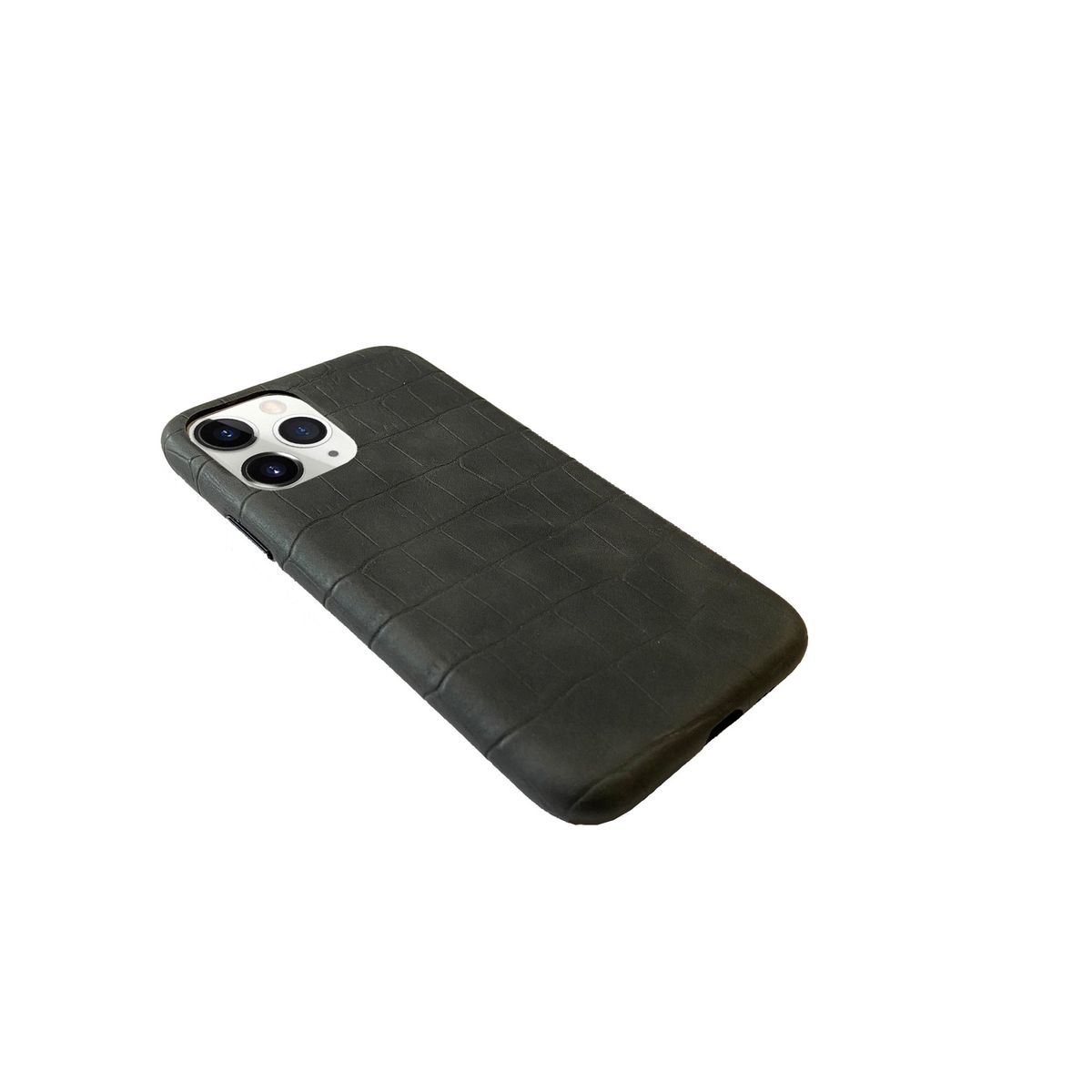 CELLBOX - Carcasa de Cuero para iPhone 11 Pro Max - Negro