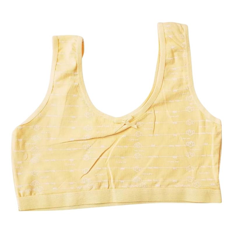 MPROPIA - Pack 2 Sosten Juvenil Niñas Lolas Algodón Suave LINEAS 304