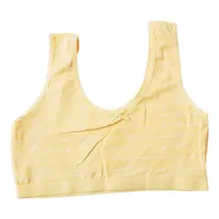 MPROPIA - Pack 2 Sosten Juvenil Niñas Lolas Algodón Suave LINEAS 304