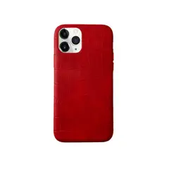 CELLBOX - Carcasa de Cuero para iPhone 11 Pro - Rojo