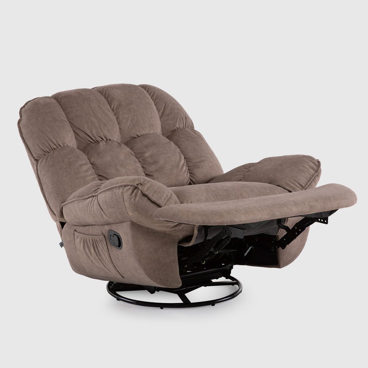 VYS SPA - BERGER MILANIUM BROWN RECLINABLE GIRATORIO Y MECEDOR